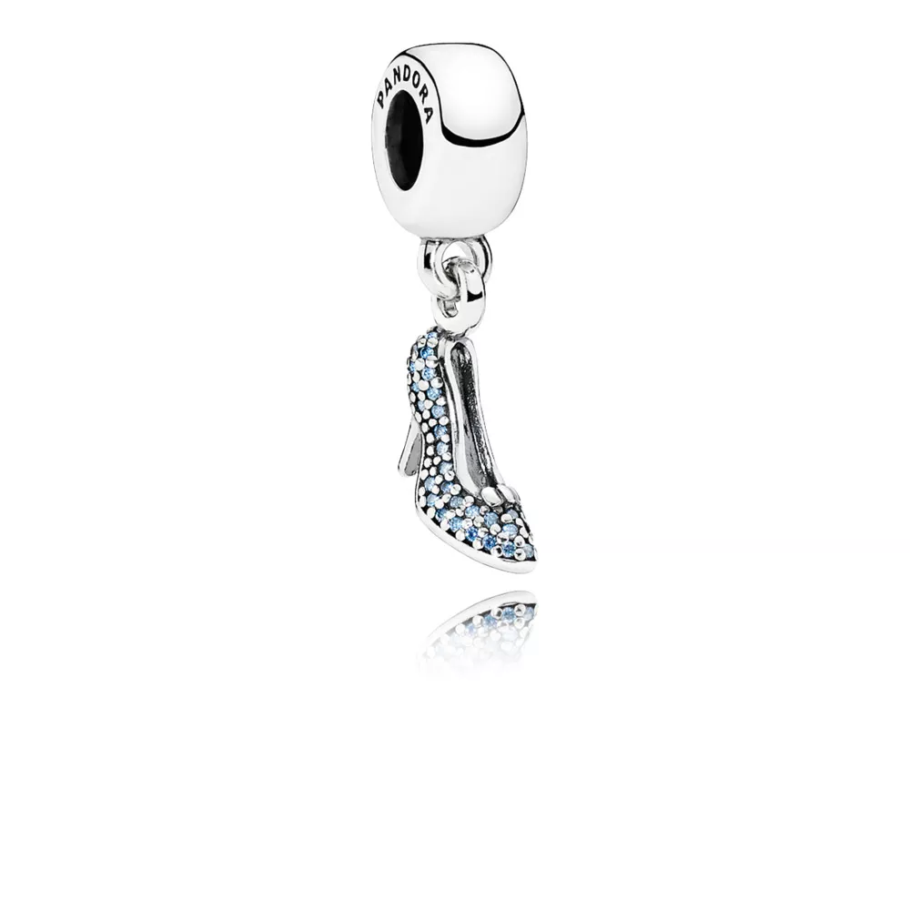 disney cinderella shoe silver dangle 791470cfl helat pandora