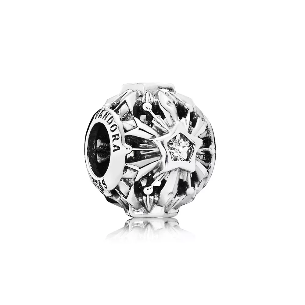 disney frozen snowflake openwork silver charm 791563cz helat pandora