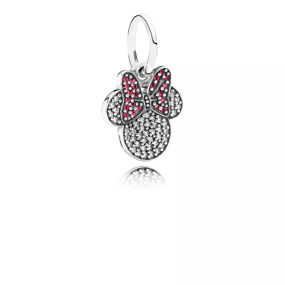disney minnie pave silver dangle 791447cz helat pandora