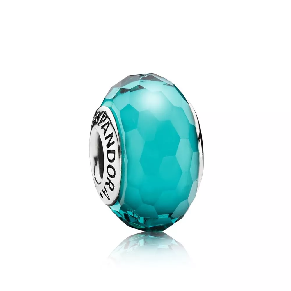 pandora hela teal faceted
