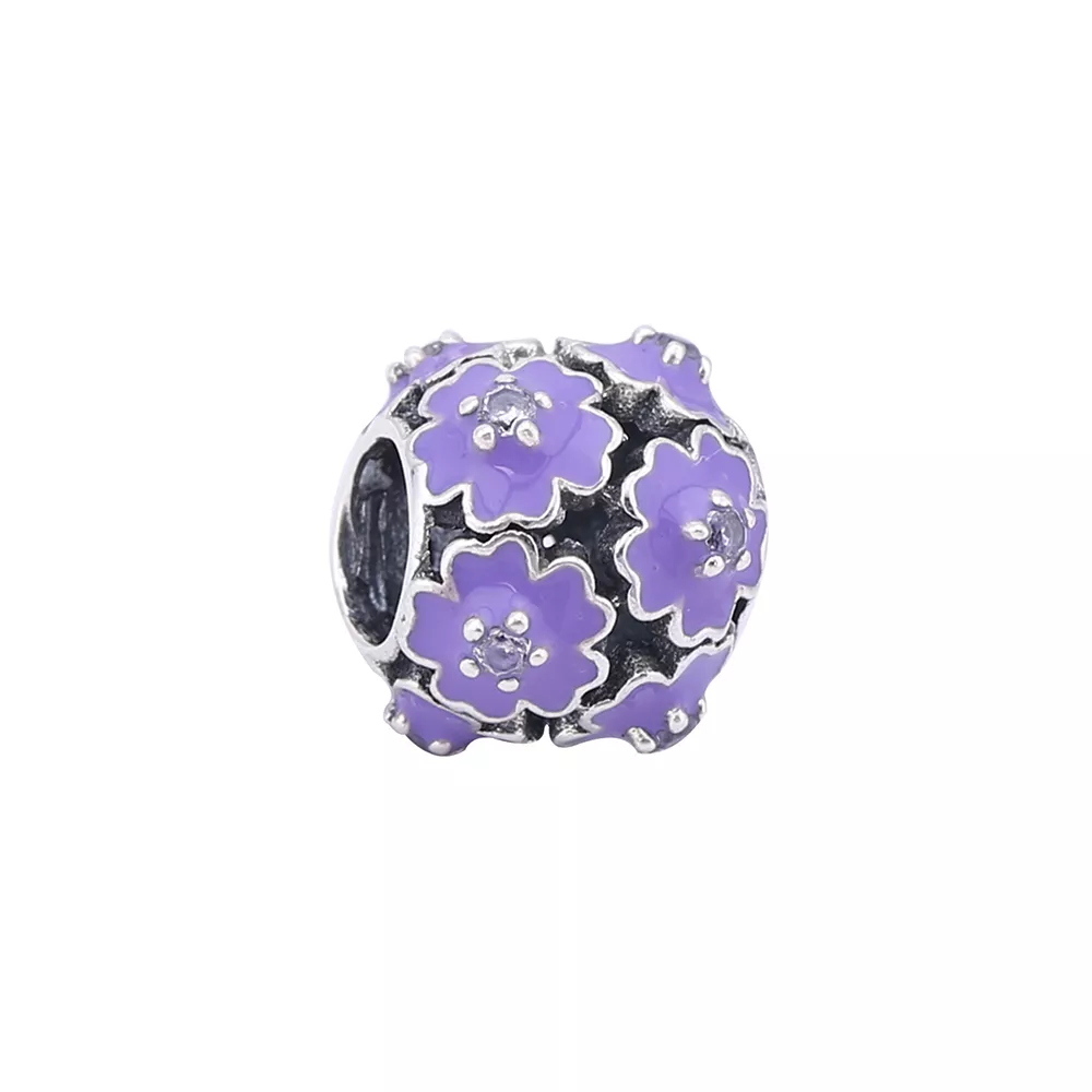 pandora hela violetti kukka