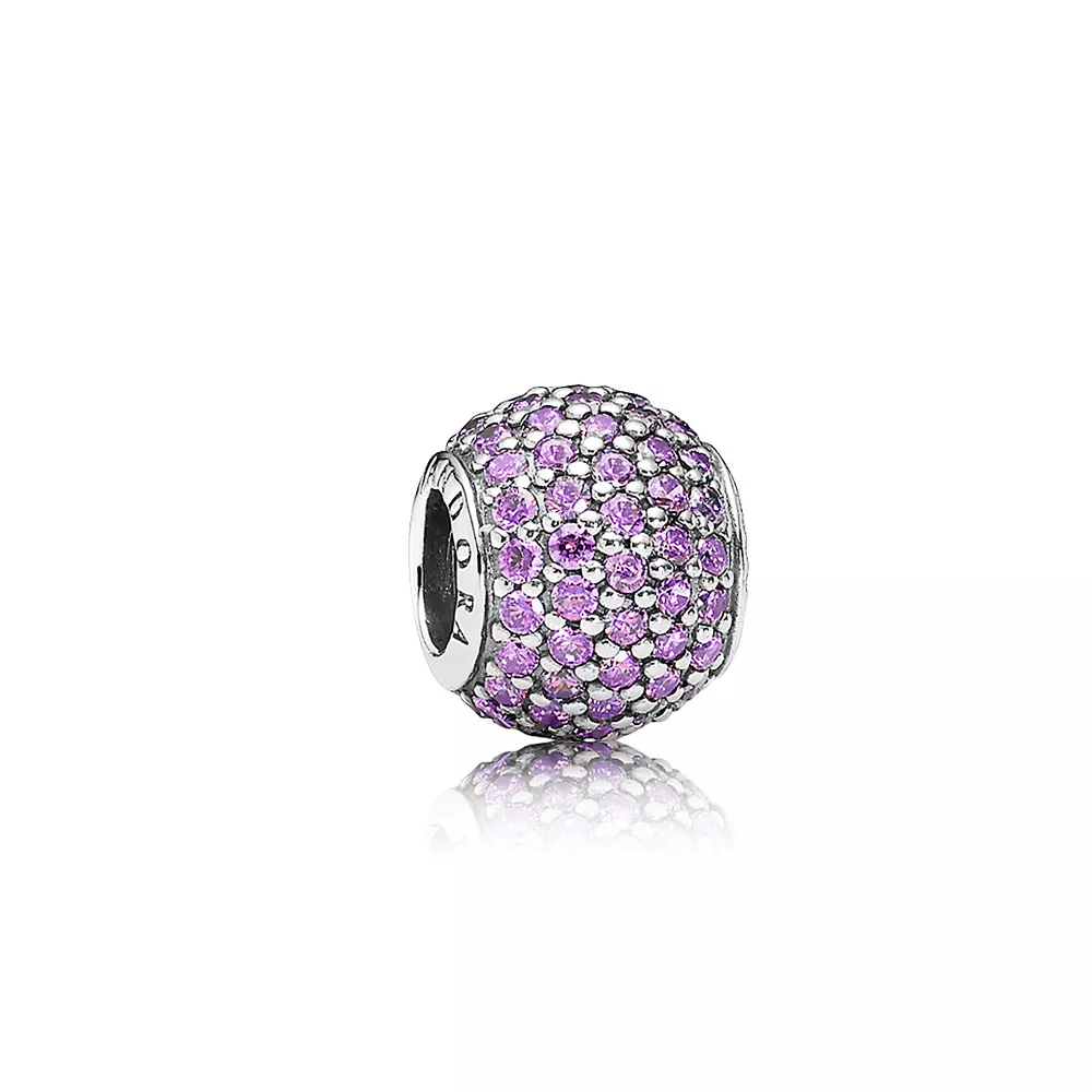 pandora hela violetti pavé pallo