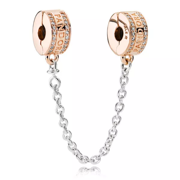 (kuva) PANDORA Logo Safety Chain - 782057CZ - Helat | PANDORA