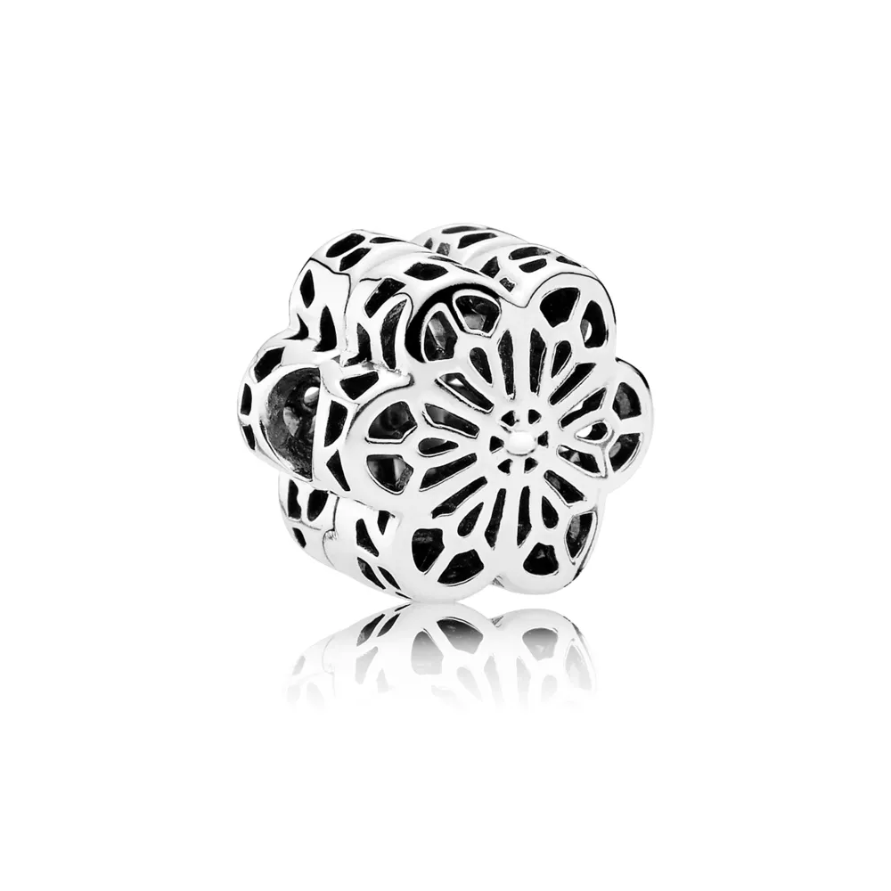 pandora lukkopala kukka daisy pitsi