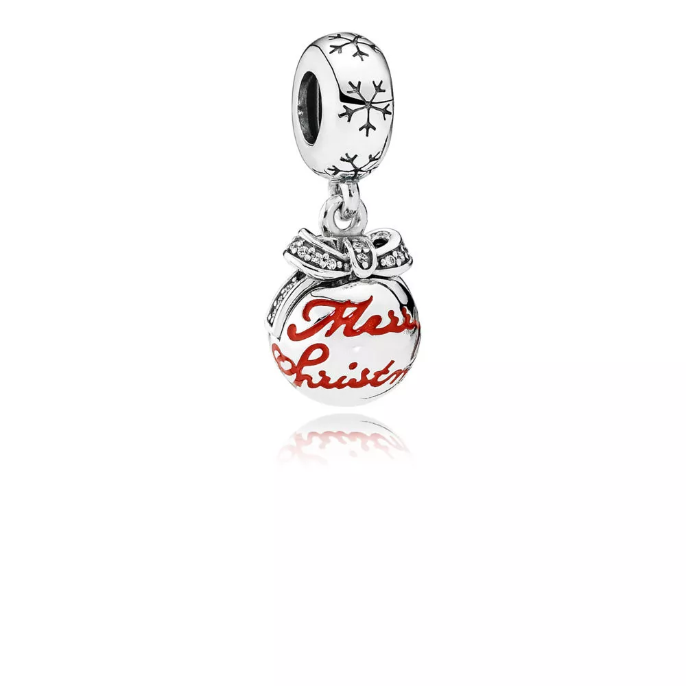 pandora riipushela hyvää joulua bauble