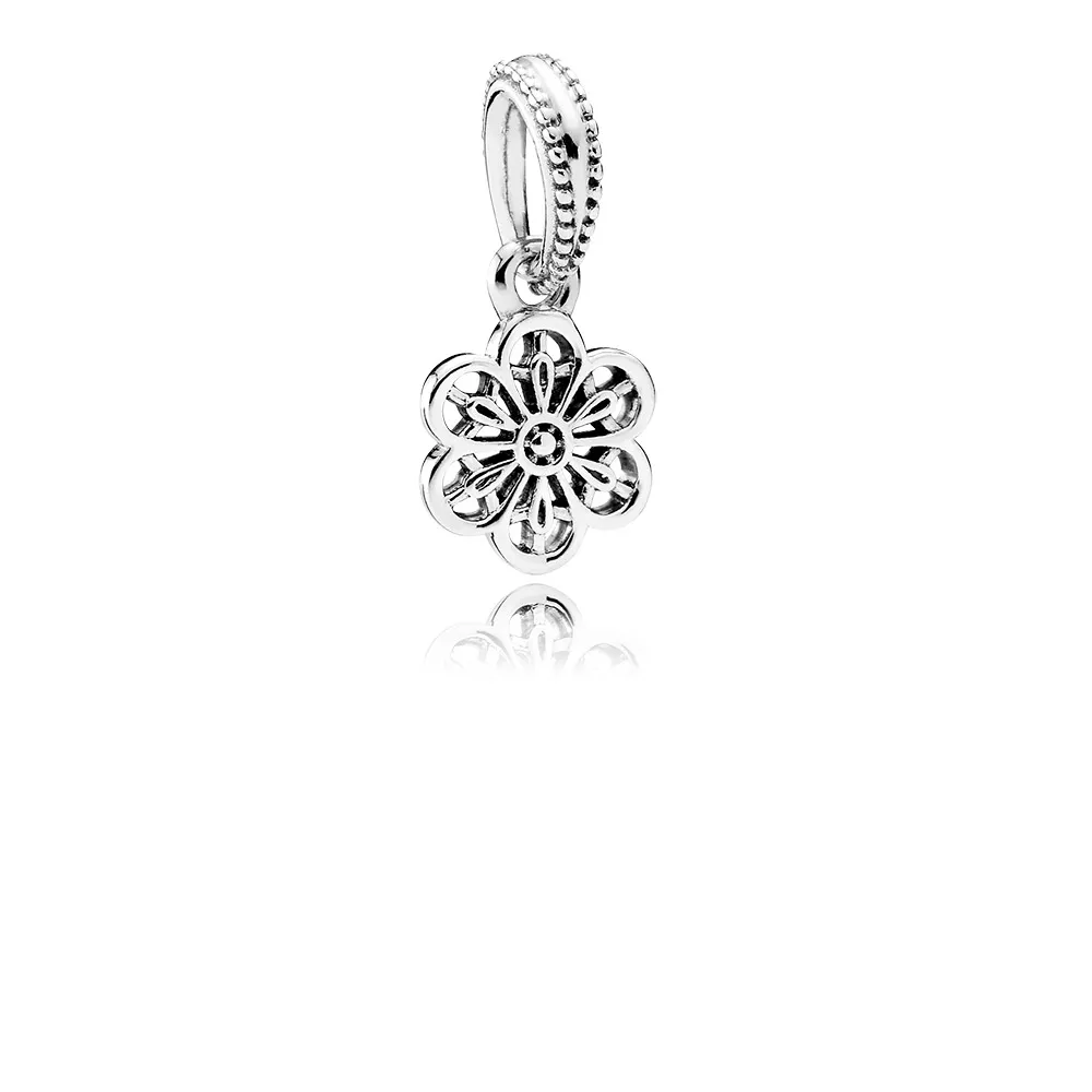 pandora riipushela kukka daisy pitsi
