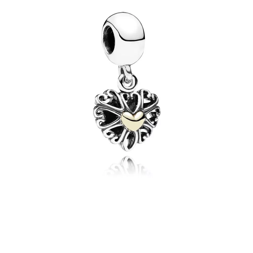 pandora riipushela openwork love