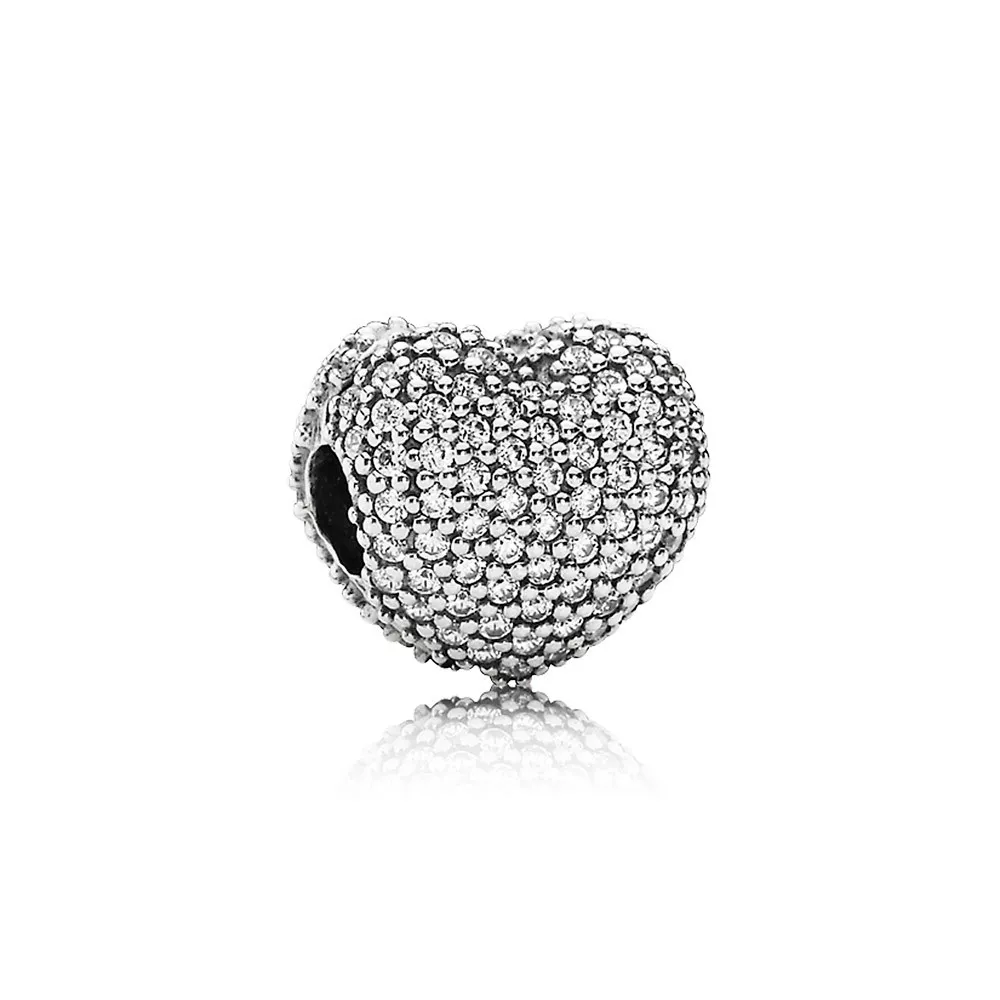 pavé open my heart 791427cz helat pandora