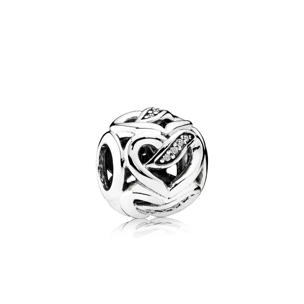 ribbon of love charm 792046cz helat pandora