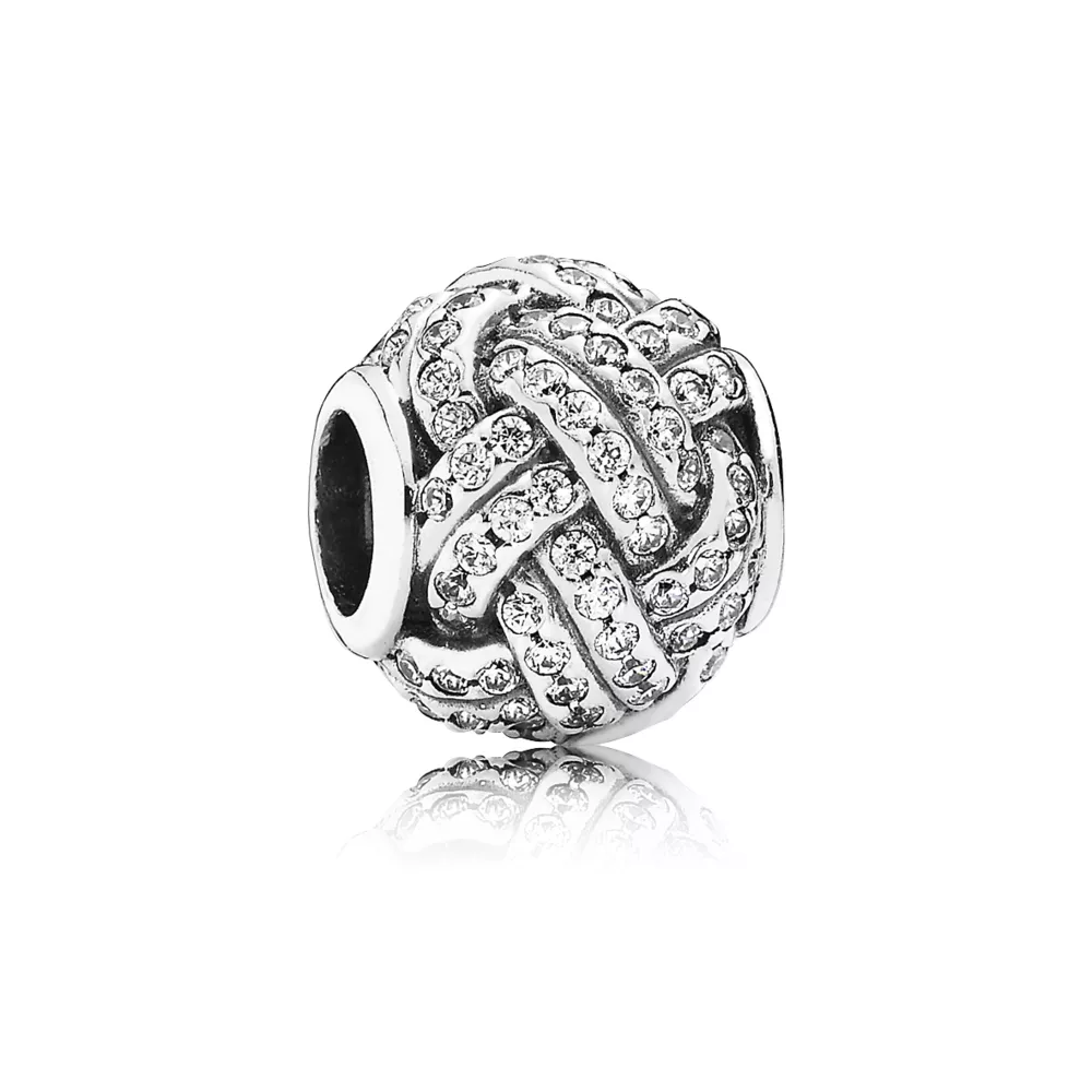 sparkling love knot 791537cz helat pandora