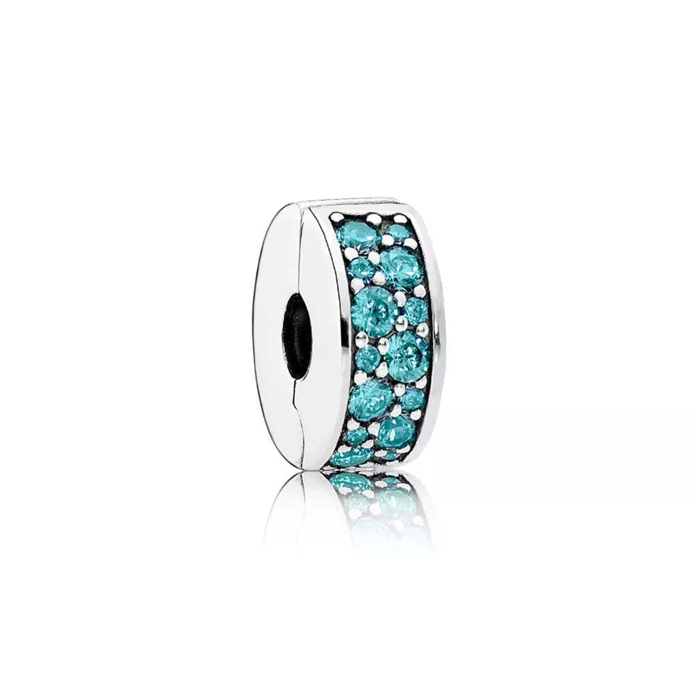teal shining elegance 791817mcz helat pandora