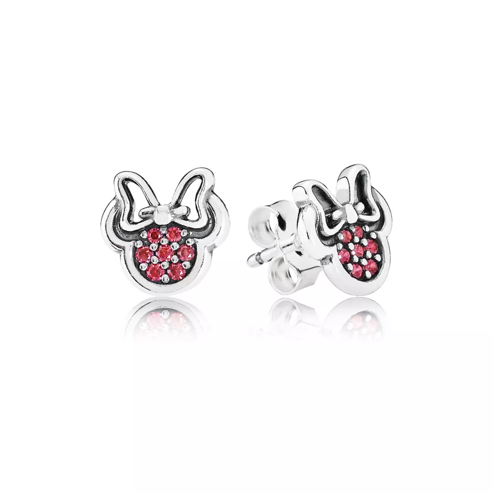 disney minnie silver nappikorvakorut 290580czr korvakorut pandora