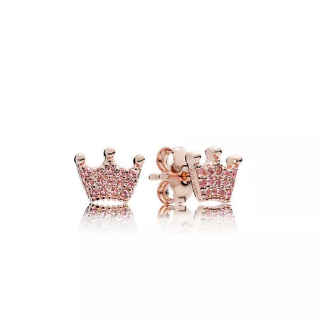 pink enchanted crowns 287127npo korvakorut pandora
