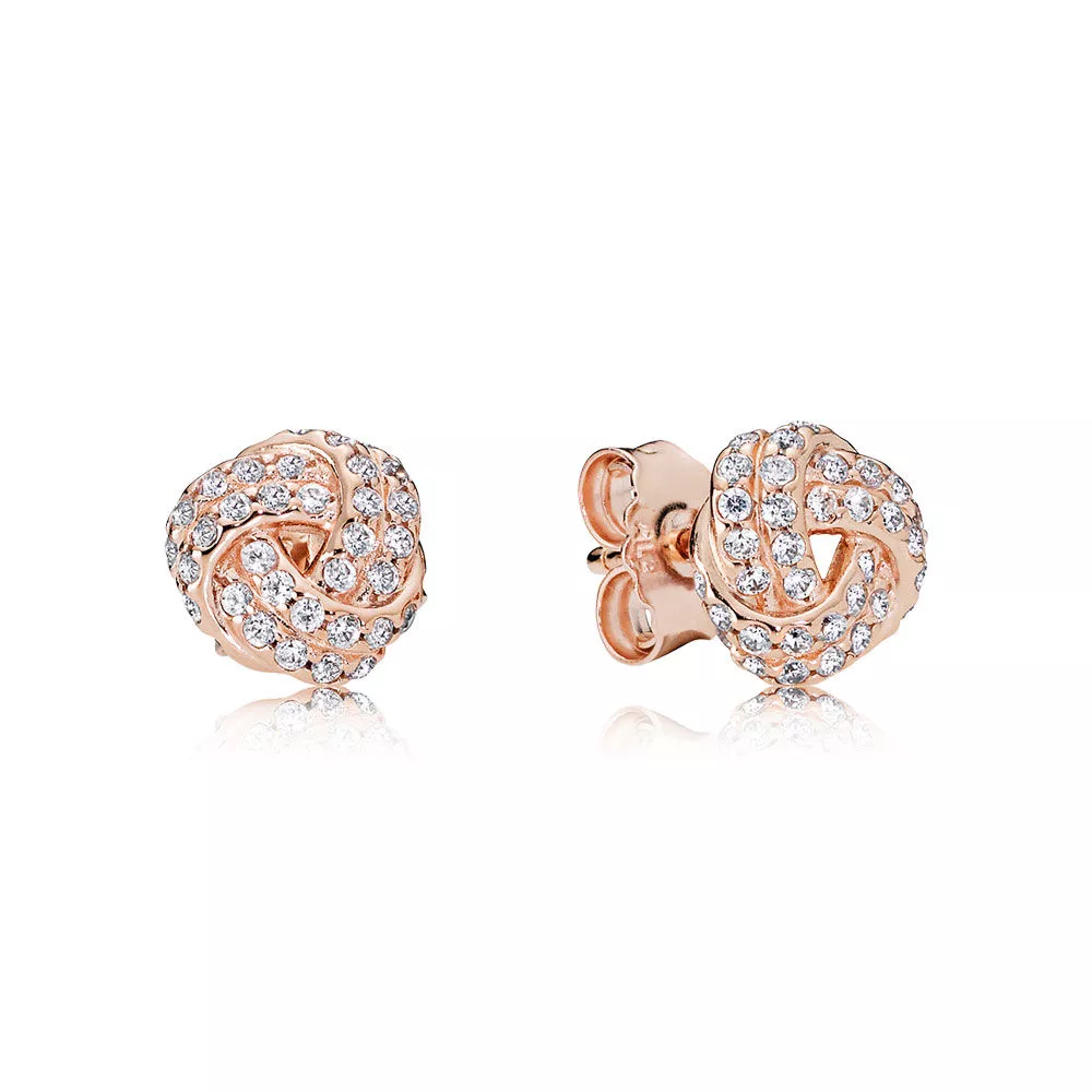 sparkling love knot nappikorvakorut 280696cz korvakorut pandora