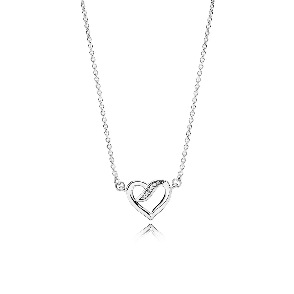 ribbon of love necklace 590535cz 45 kaulakorut ja riipukset pandora