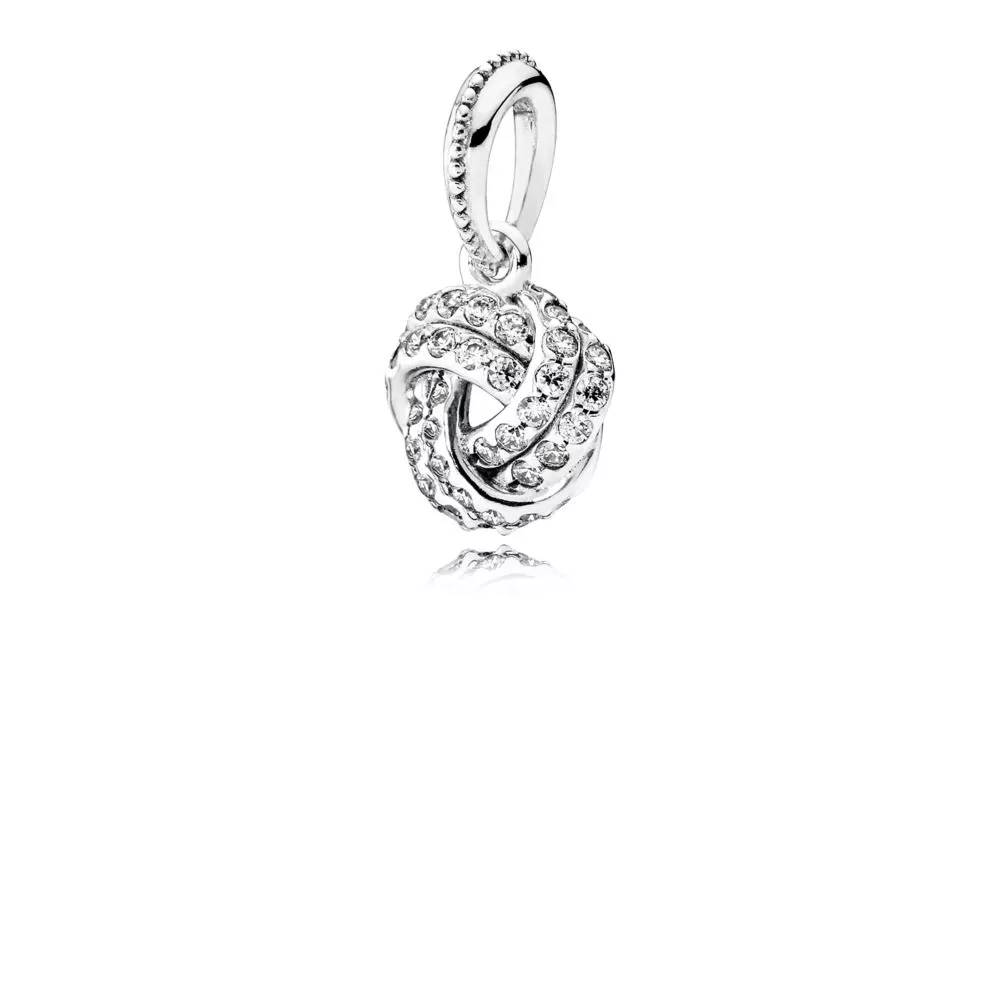 sparkling love knot 390385cz kaulakorut ja riipukset pandora