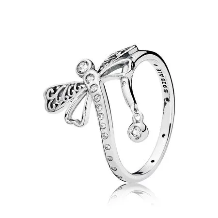 (kuva) Dreamy Dragonfly - 197093CZ - Sormukset | PANDORA